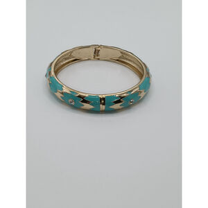 NWT NORDSTROM - Sequin Turquoise Zig-Zag Bangle